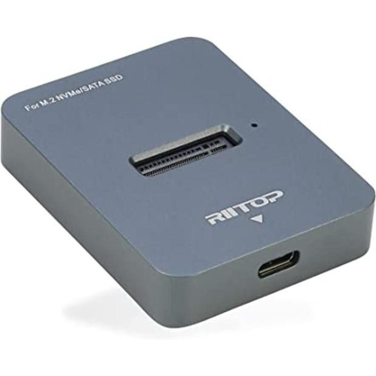 Estación de acoplamiento M.2 a USB adaptador RIITOP M.2