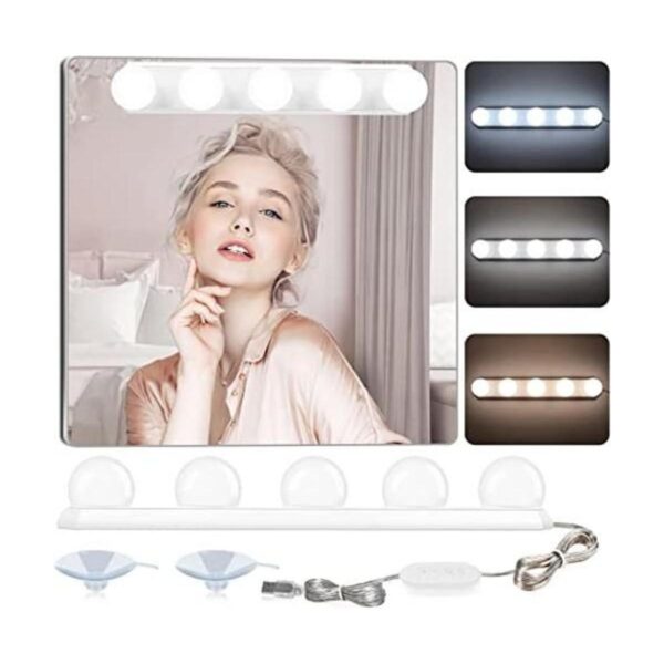 Kit de luces LED para espejo de tocador 5 bombillas 3_1