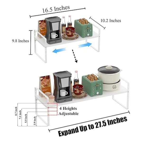 GEDLIRE Estante de almacenamiento expandible para_3