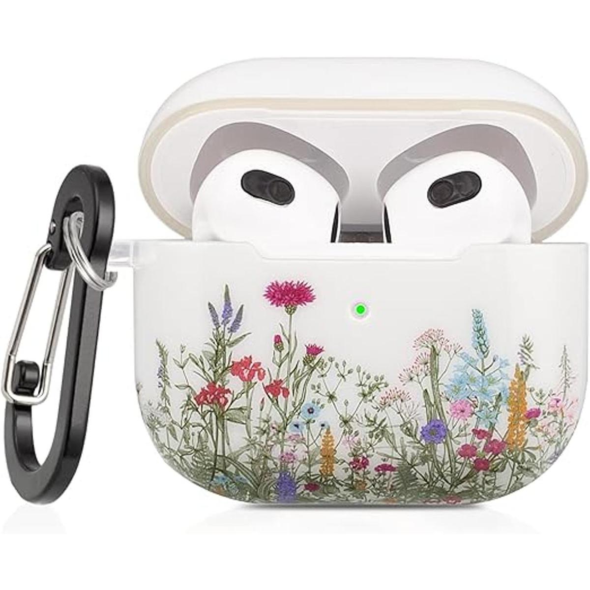 Funda para Airpods 3 con flores amarillas AirPods de 3