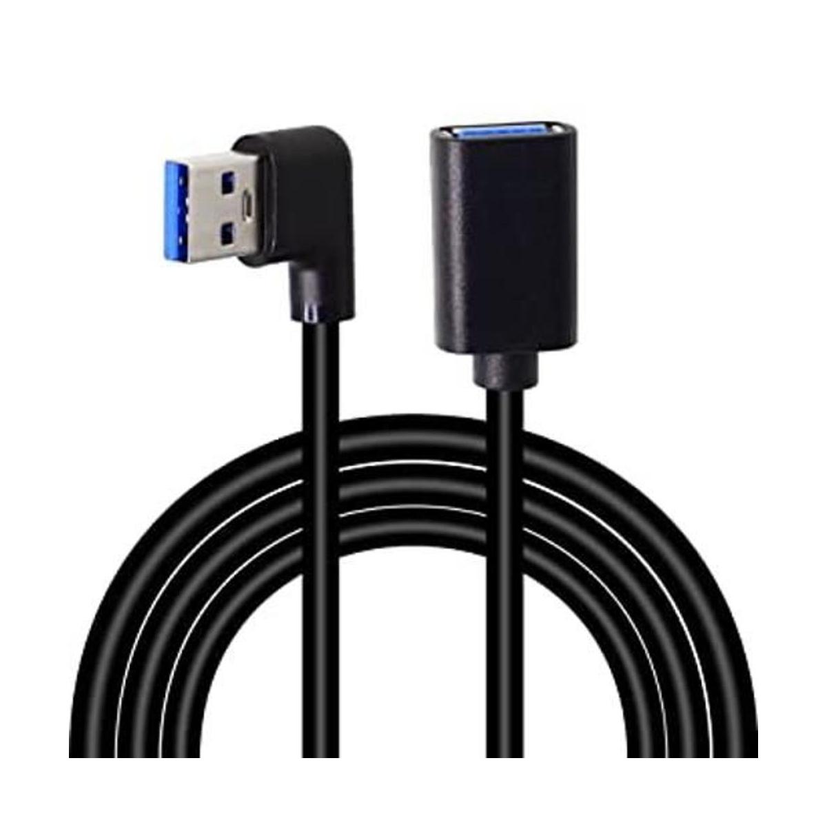 GELRHONR Cable de extensión USB 3.0 de ángulo derecho