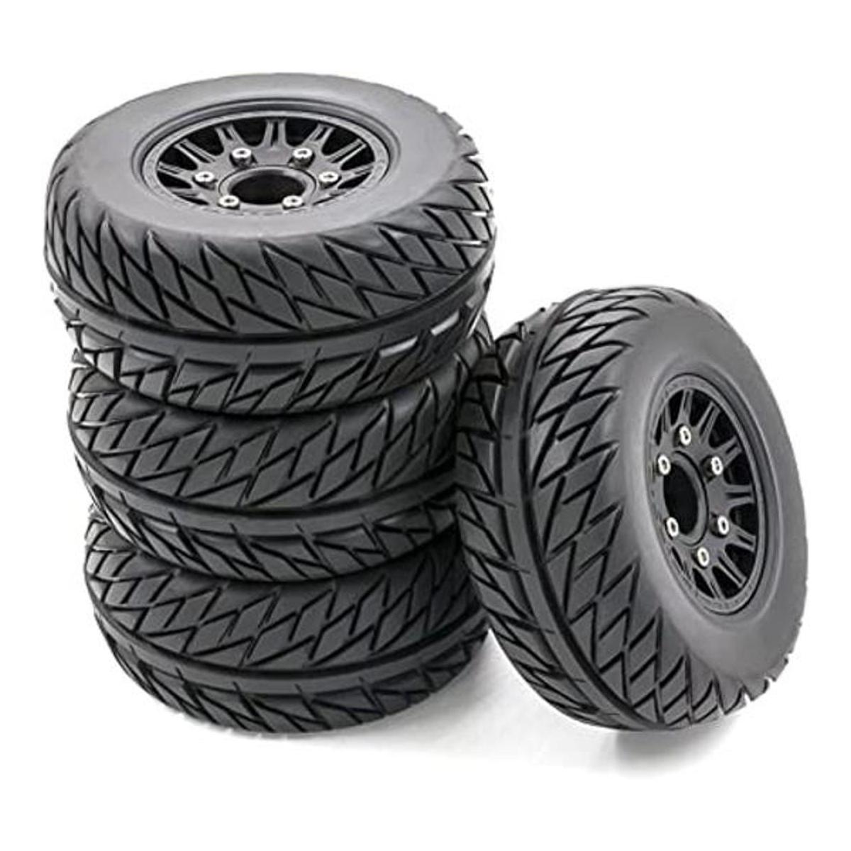 GoolRC Neumáticos de coche RC 4 piezas de repuesto para