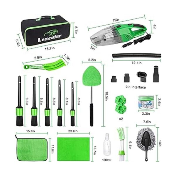 Lezcufer Kit de 17 piezas de detalles para el interior del_2