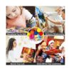 Fycert Paquete de 4 pinturas por números para adultos y