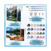 Fycert Paquete de 4 pinturas por números para adultos y