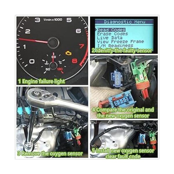 DOSKJOK 2344368 O2 Sensor de oxígeno Relación de_2