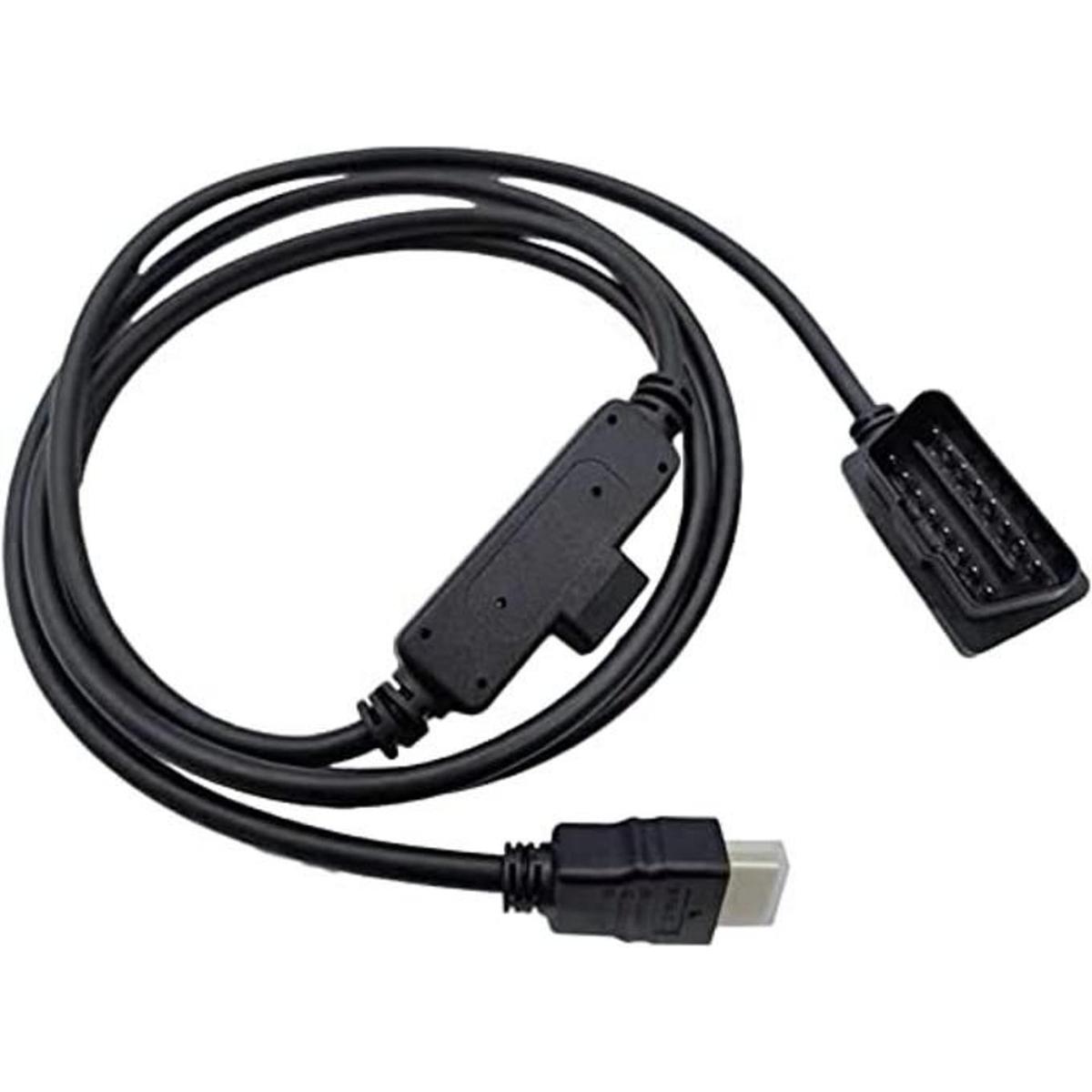 OBDII Cable de repuesto adaptador HDMI para monitor Edge