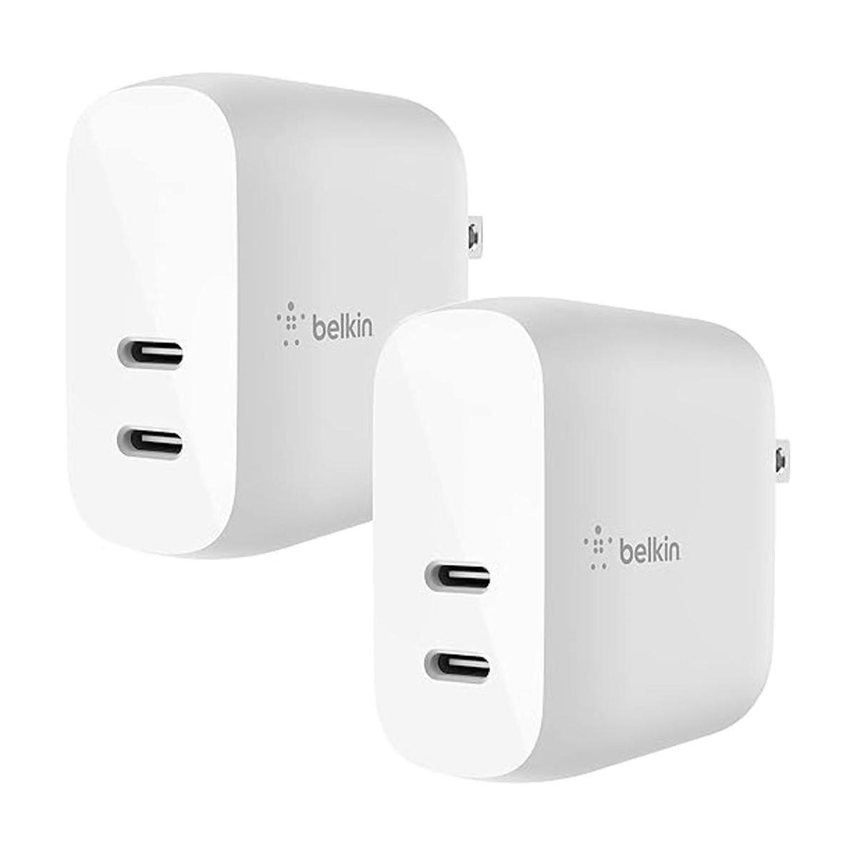 Belkin Cargador de pared USB tipo C PD de 40 W puertos