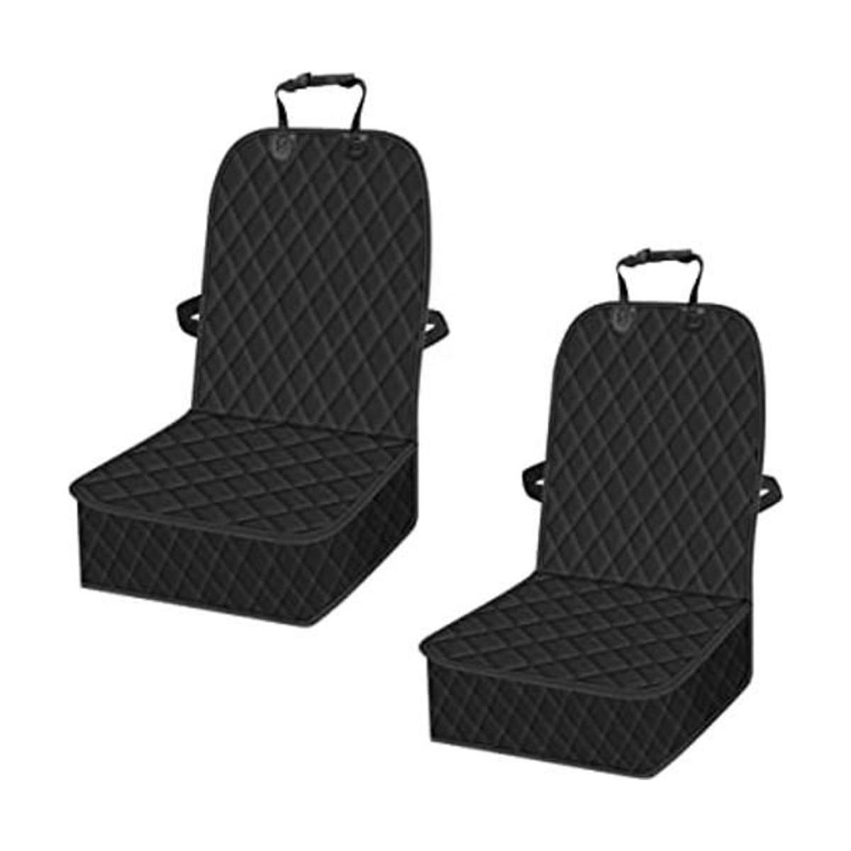Paquete de 2 fundas de asiento delantero de automóvil para