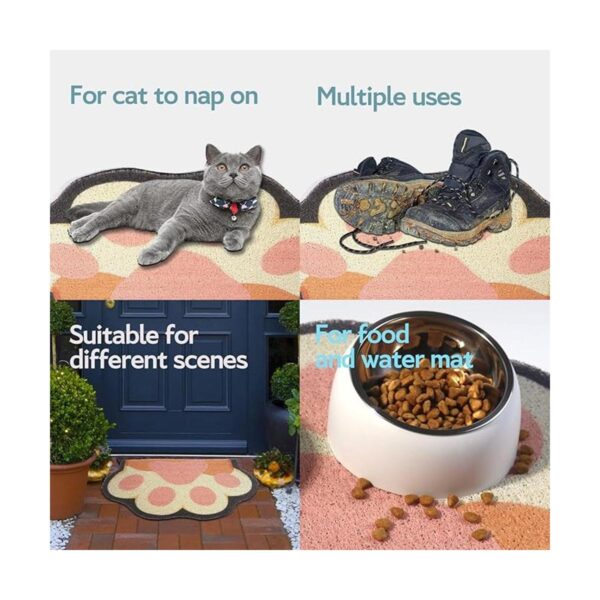 Rarenut Trampa de arena para gatos mantel individual para