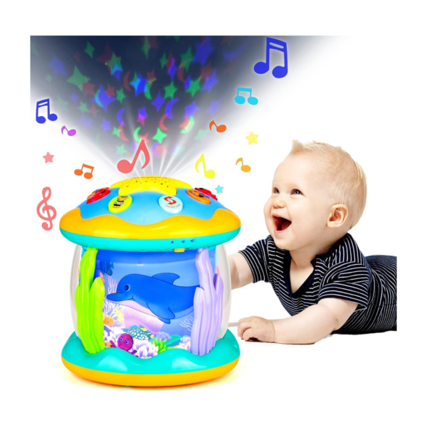 Juguetes para bebés de 6 a 12 meses con luz musical para_1