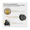 LemonBest Luces de paisaje foco para exteriores de 5 W y_2