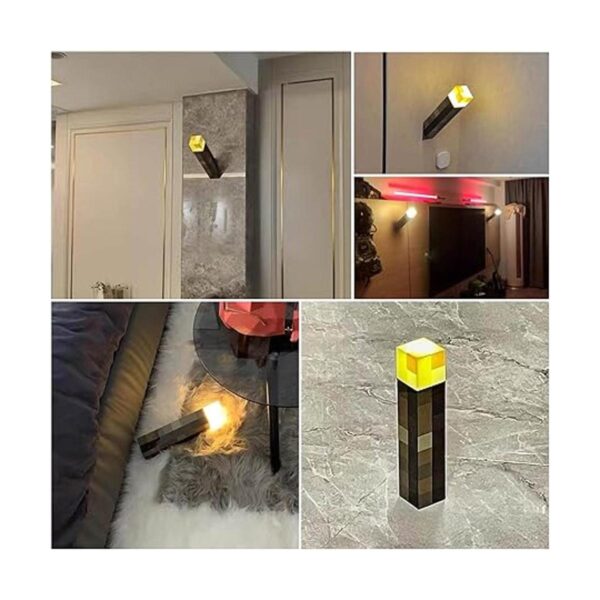 Lámpara de antorcha con montaje en pared luz nocturna LED