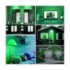 EDISHINE Paquete de 4 bombillas LED rojas y verdes_2