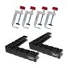 Milescraft Kit de abrazaderas de valla 7350 de 100 a 90