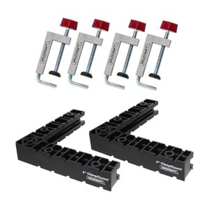 Milescraft Kit de abrazaderas de valla 7350 de 100 a 90