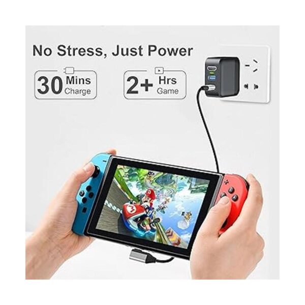 RREAKA Adaptador de cargador de muelle para OLED Nintendo_2