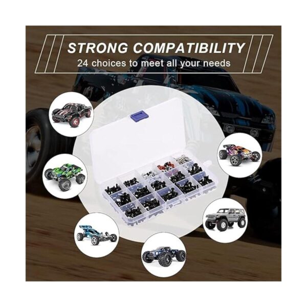 GLOBACT Kit de 531 piezas de tornillos RC RC Kit de_4
