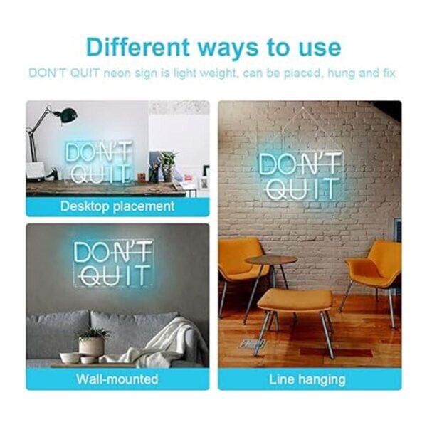 Do It Dont Quit Neon Sign for Wall Room Decor_5