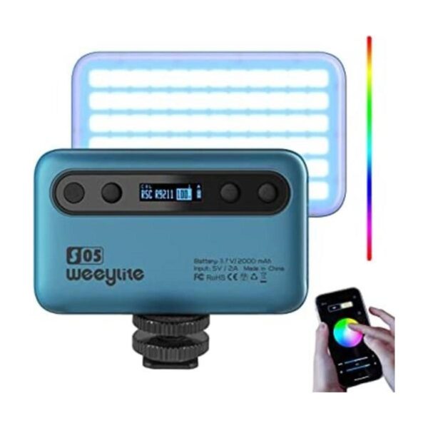 Panel de luz LED portátil de fotografía RGB control_1