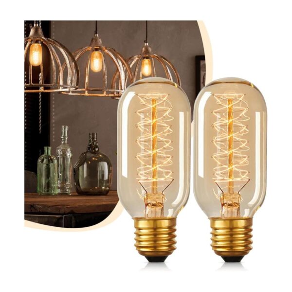 DORESshop Bombillas Edison 2 unidades de 60 W_1