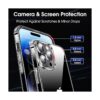 CASEKOO Funda transparente para iPhone 14 Pro Max nunca_4