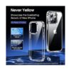 CASEKOO Funda transparente para iPhone 14 Pro Max nunca_2