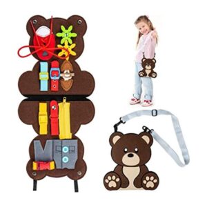 Esli Esli Tablero de peluche para niños pequeños_1
