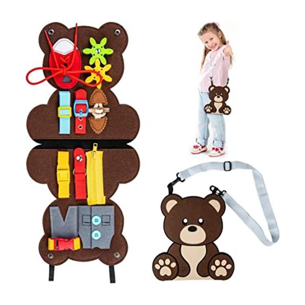 Esli Esli Tablero de peluche para niños pequeños
