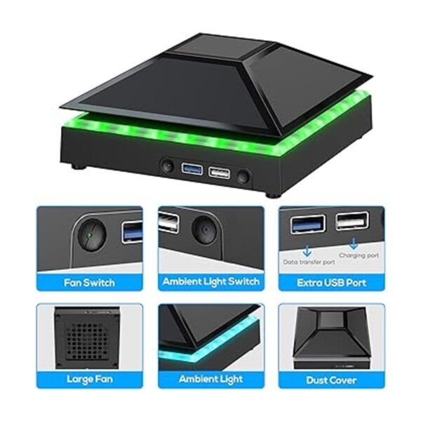 Cooling Fan Dust Proof for Xbox Series X Console with_4