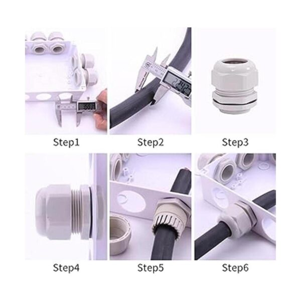 LISTENJIALE 50 conectores de cable ajustables_5