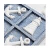 NIKKY HOME Beach Tic Tac Toe Juego de mesa de madera con_6