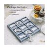 NIKKY HOME Beach Tic Tac Toe Juego de mesa de madera con_4