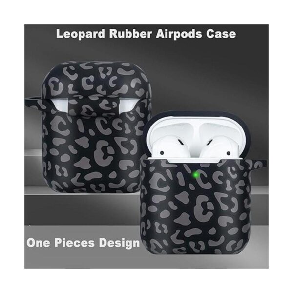 Gawnock Funda de silicona de leopardo funda suave de una