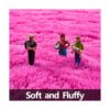 Flydoit Alfombras redondas para dormitorio 5 x 5 pies