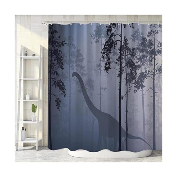 Juego de cortinas de ducha de dinosaurio diseño de