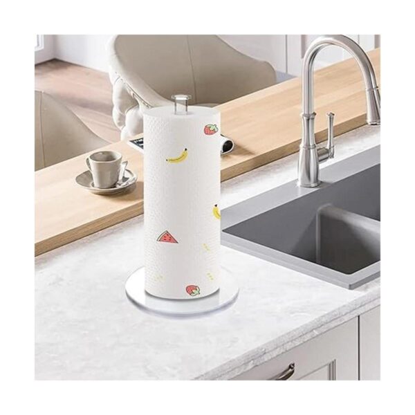 Bigfety Soporte para toallas de papel acrílico soporte