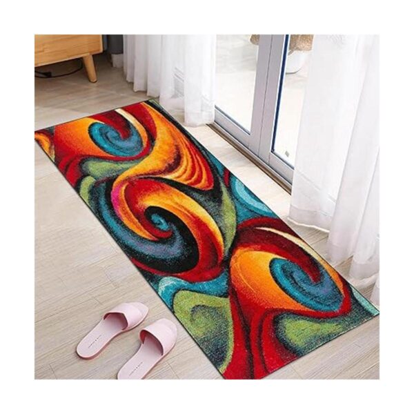 GUBIYU Alfombras abstractas modernas geométricas para