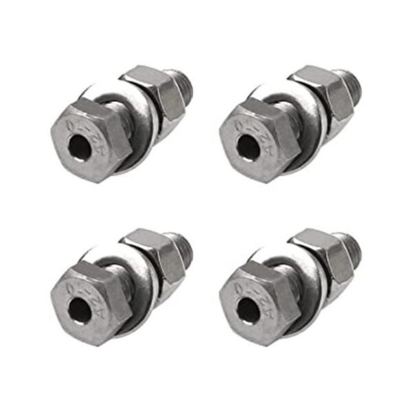 Rrina 4 piezas de acero inoxidable 304 cilíndrico hueco_1