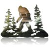 Estatuas de pie grande para patio estatua de Sasquatch de