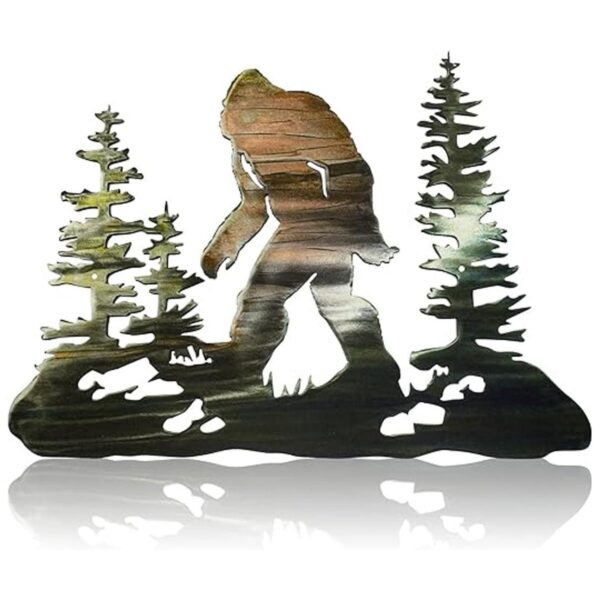 Estatuas de pie grande para patio estatua de Sasquatch de