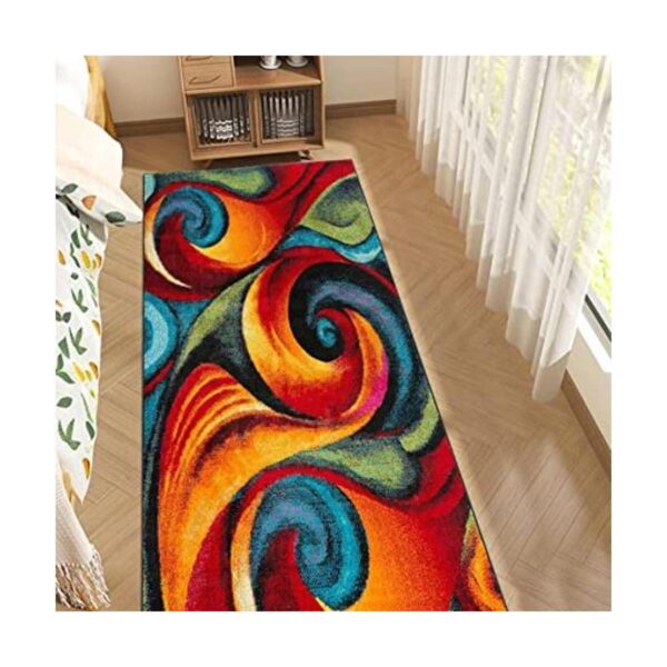 GUBIYU Alfombras abstractas modernas geométricas para