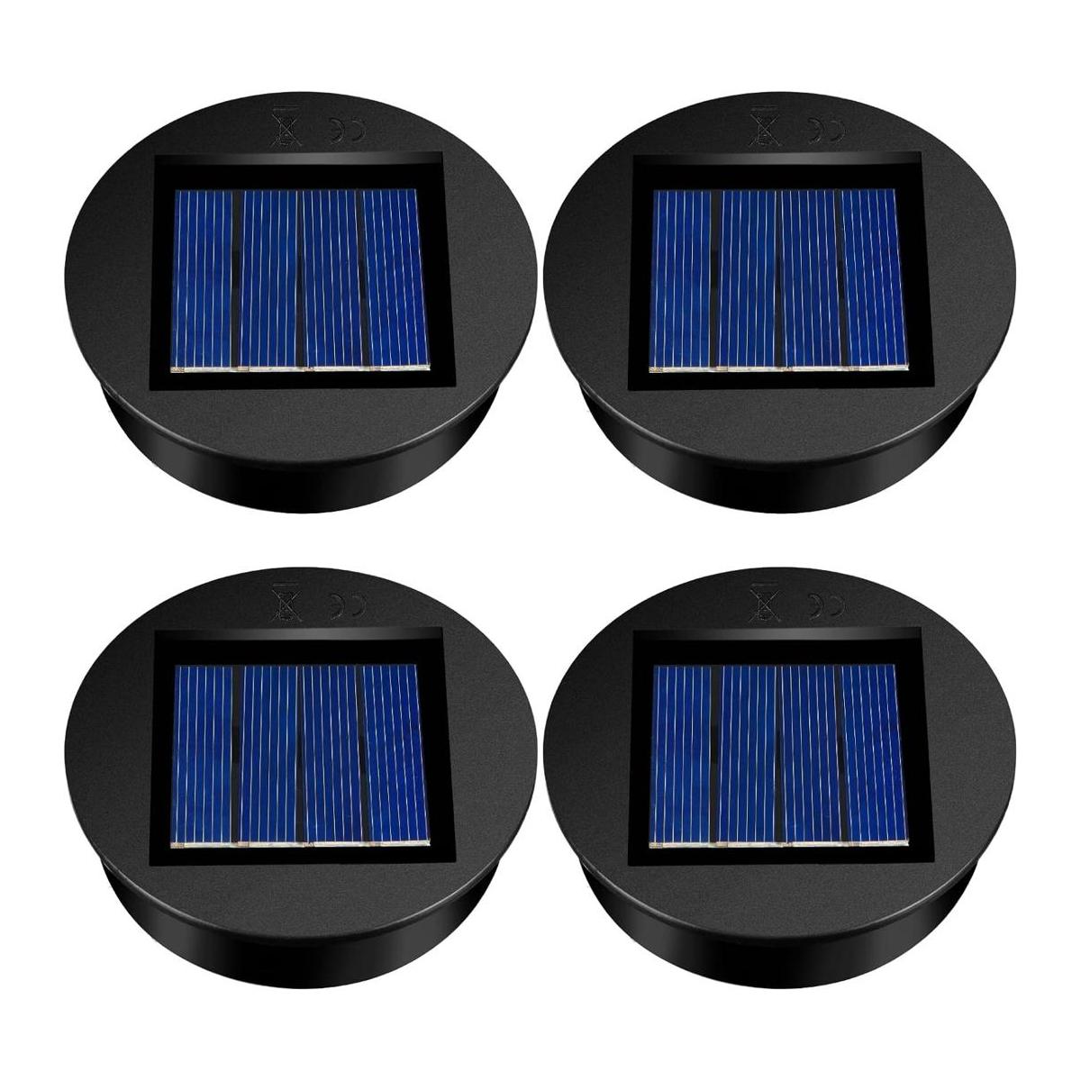 Frienda 4 piezas de repuesto de luz solar para exteriores