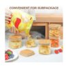 ComSaf Juego de 6 tarros de almacenamiento de alimentos de_3