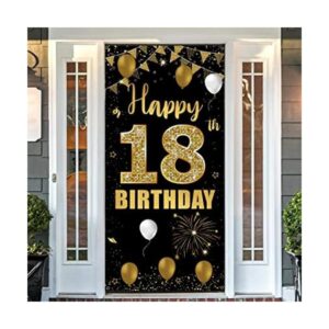 Fondo para puerta de cumpleaños 18 decoración de feliz_1