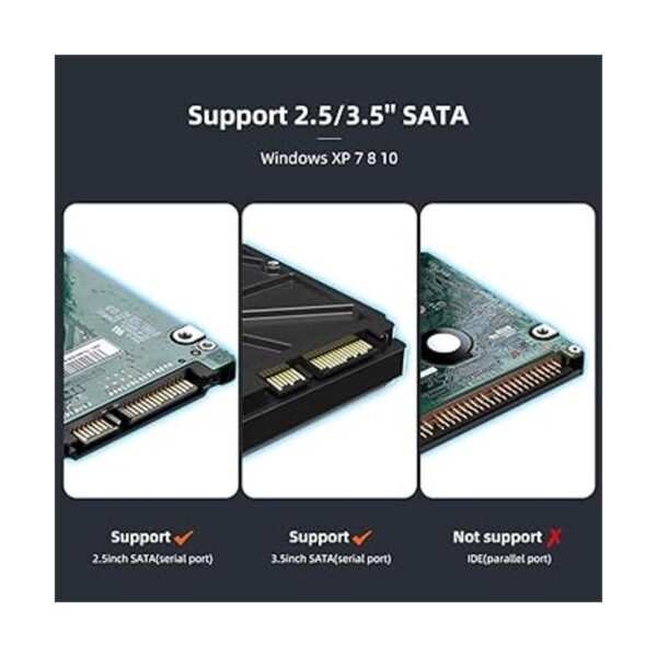 MAIWO Duplicador de estación de acoplamiento HDD con HUB 3_3