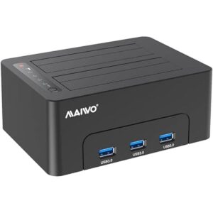 MAIWO Duplicador de estación de acoplamiento HDD con HUB 3_1
