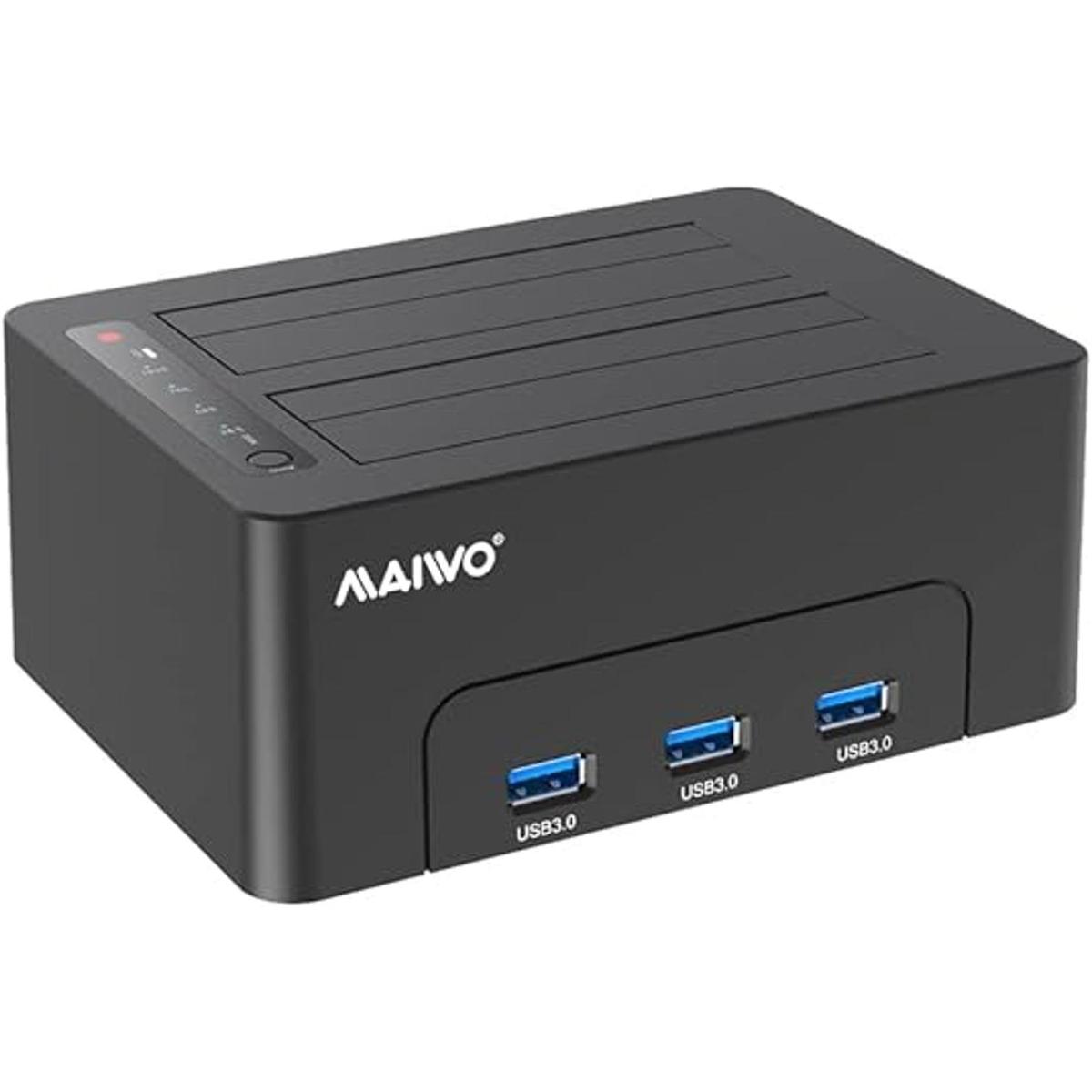 MAIWO Duplicador de estación de acoplamiento HDD con HUB 3
