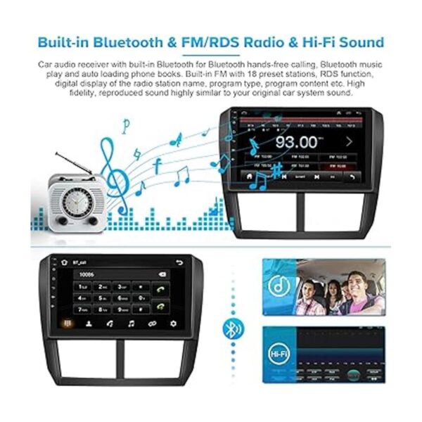 Roinvou 232G Android doble DIN estéreo de coche para_5