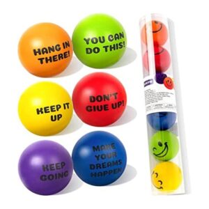 Homotte Juego de 6 bolas motivacionales para el estrés_1